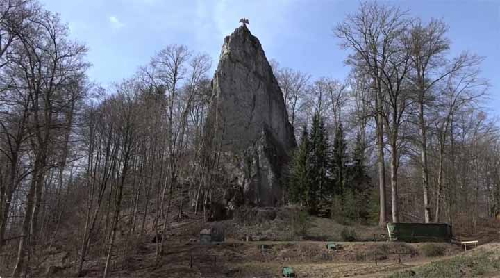 De Hübichenstein bij Bad Grund