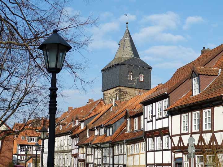 Vakwerkhuizen in Hildesheim